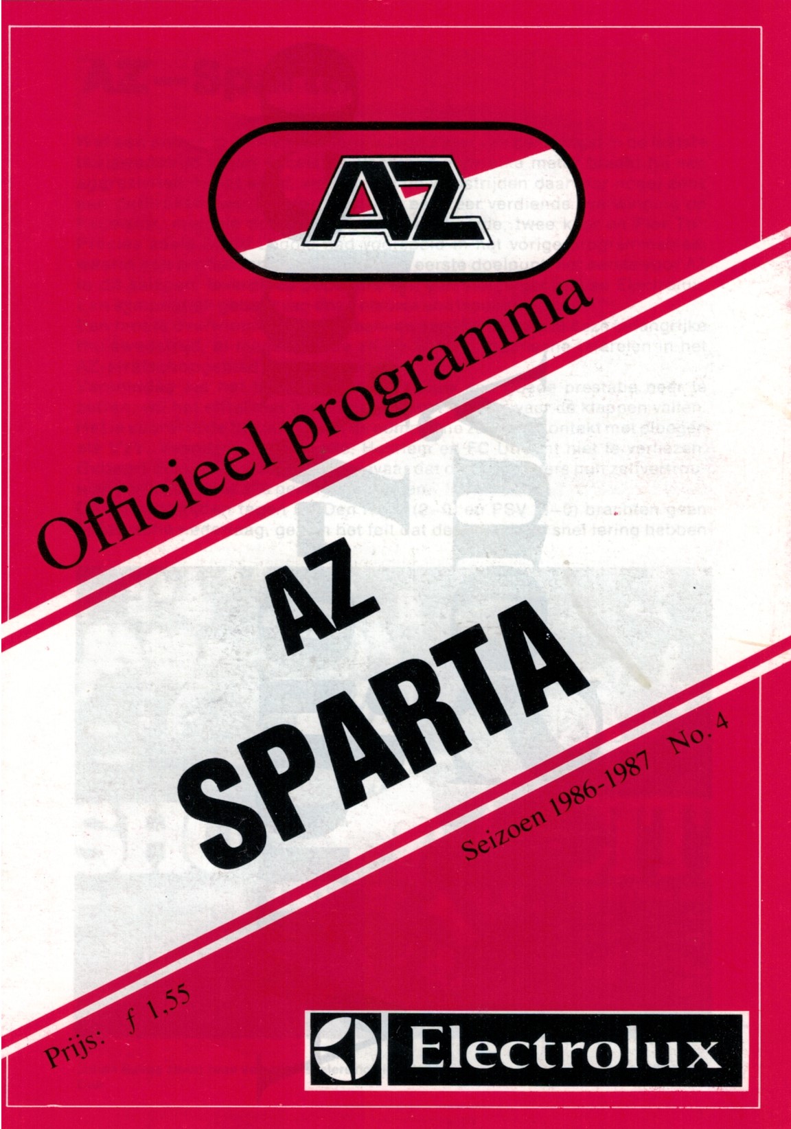 AZ Programma 21-sep-1986 Sparta thuis